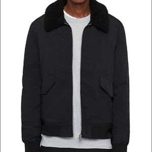 All Saints Shearling Bomber/Conway Jacket